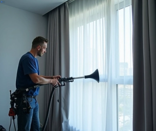 Professional curtain stain removal process equipment Matty Curtain Cleaning rosebery-nsw