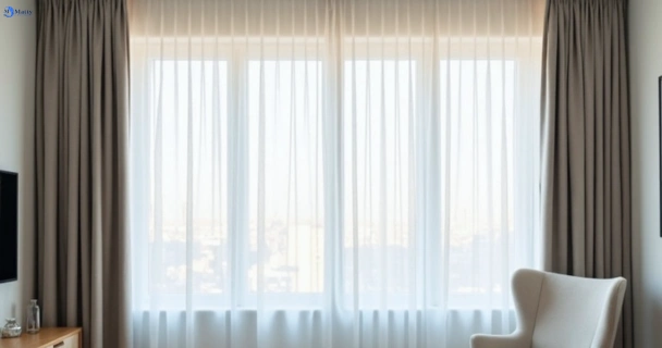 Freshly steam cleaned curtains in rosebery-nsw QLD